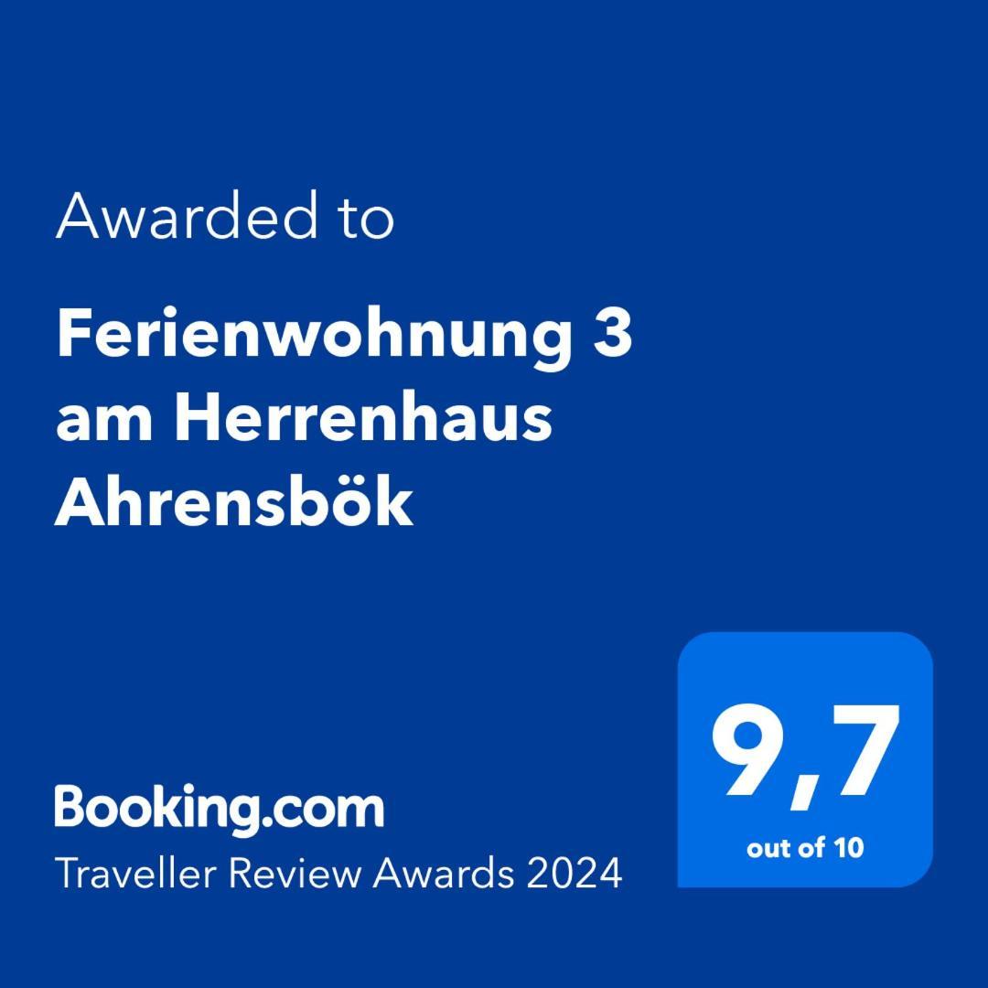 Ferienwohnung 3 Am Herrenhaus Ahrensboek Ahrensbok Esterno foto